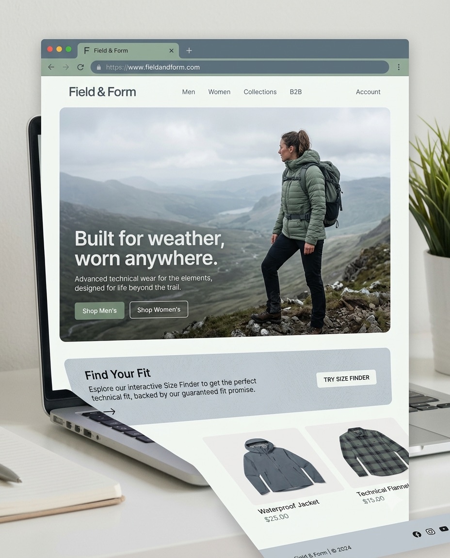 Field and Form storefront