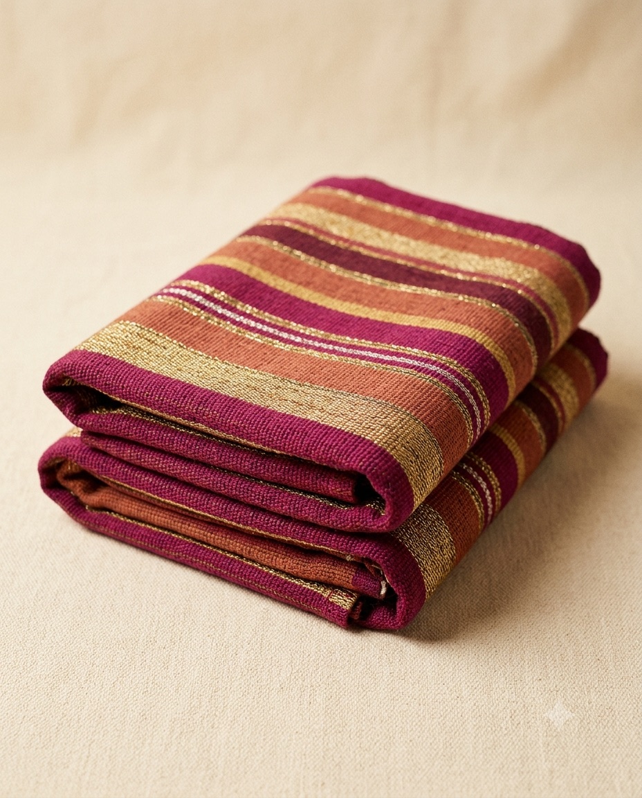 Aso Oke woven table runner